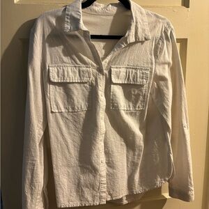 White Button-Up Shirt